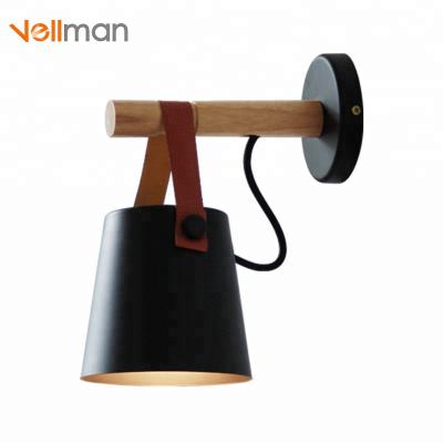 China Industrial Modern Metal Wood Wall Lamps For Bedroom Lighting Indoor Sconce for sale