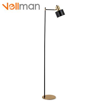 China Modern Design Minimalist Professional Iron And Wood 3*60W Led Floor Lamp for sale