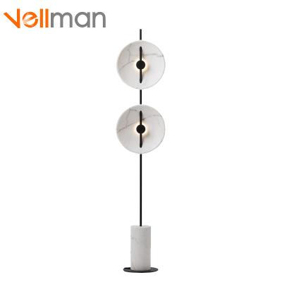 China Post-modern modern large standing lamp hotel reading room office decorative resin sculpture led floor lamp for sale