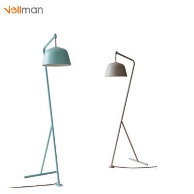 China Lemon Macaron Lamps Vellman Industrial Modern Concise Style Floor Standing Floor Lamp for sale