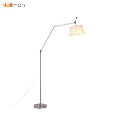 China Vellman Style Industrial Concise Fish Floor Standing Lamps Living Room Study Foldable Floor Lamp for sale