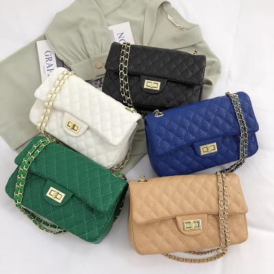 China Jelly Women Paris Classic Luxury Small Waist Bag Carry Famous Brand Leather Ladies Handbag Original Cross Shoulder Bag Good Quality Easy Chain for sale