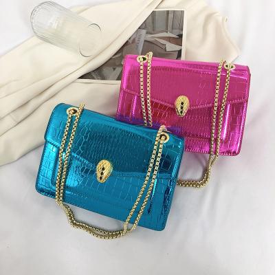 China 2023 New Clutch Purse Brand Luxury Original Animal Fashionable Luxury Easy Texture Chain Leather Carry High Quality Cross - Body Bag for sale