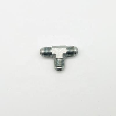 China Carbon Steel JIC Tee Male Hydraulic Adapters Hydraulic Adapter for sale