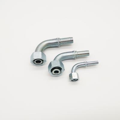 China Carbon Steel Zhuji Factory Zinc Plating Stainless Steel Bsp Elbow Fittings Swivel Hydraulic Fittings for sale