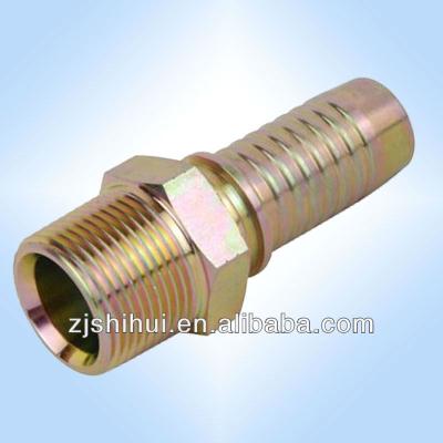 China MALE Carbon Steel NPT Hydraulic Pipe Connection Fittings 15611 for sale