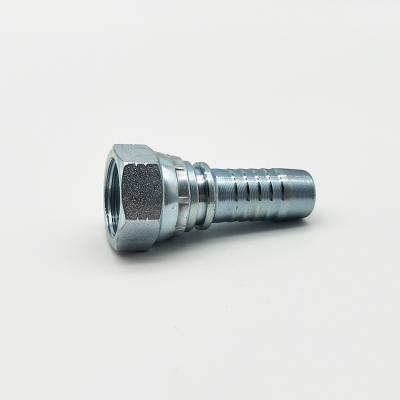 China 26711 Carbon Steel Zhuji Factory Carbon Steel JIC Female With Nut Crimping Hydraulic Hose Fitting for sale