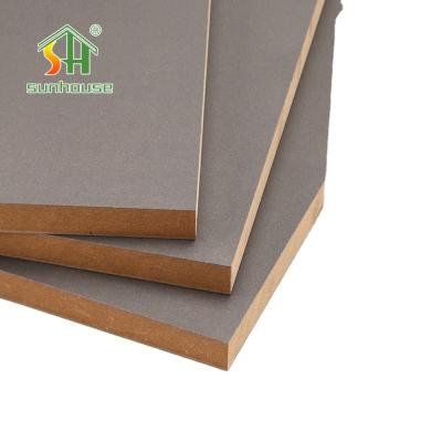 China Ordinary Grain Melamine MDF Board Double Sides Wood New Style 18mm Woodgrain 1220*2440 for sale