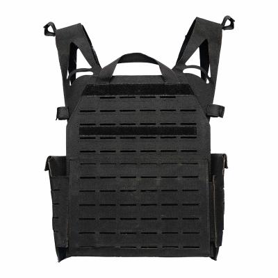 China Comfortable JJW Military Equipment Laser Cut Molle Plate Carrier Army Military Tactical Vests for sale