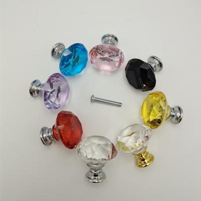 China Hot Selling Modern Cheap Price High Quality Crystal Furniture Drawer Knobs Handle for sale