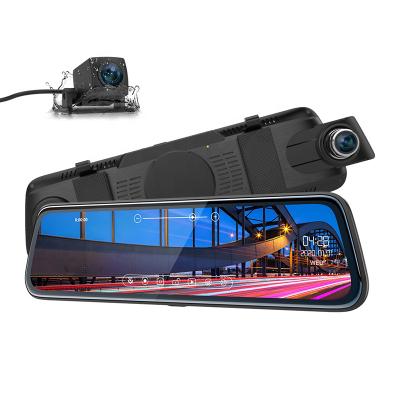 China Loosafe 1080p Car Dvr Black Box Dash Cam Front And Rear Camcorder Mirror Hardwire Car Black Box for sale