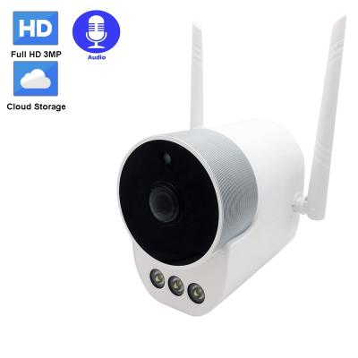 China V380 Night vision outdoor Panoramic Surveillance Camera wireless 3mp ip camera motion detection 2 way audio camera for sale