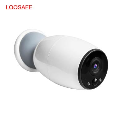 China Loosafe Newest Out Door Infrared Security Wireless Outdoor 1mp Thermal Wall Battery Waterproof Wifi Camera With 720p Or 1080P zu verkaufen