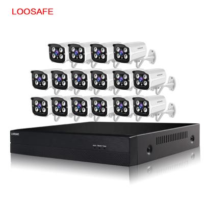 China Loosafe recorder 1080p mini Dual stream 16ch Outdoor Waterproof Security Camera System CMS centralized monitoring AHD DVR Kit for sale