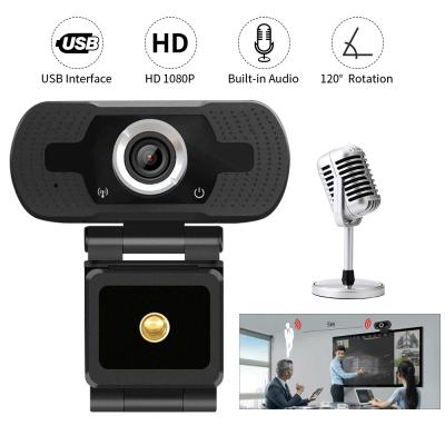 중국 USB WebCam 1080p HD 2 Megapixel PC Camera with Absorption Microphone MIC for Skype for Android TV Rotatable Computer Camera 판매용