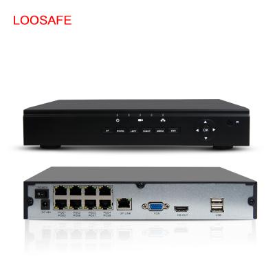 China 8 Channel Full HD CCTV POE NVR, Real time recording Support POE ONVIF NVR for sale