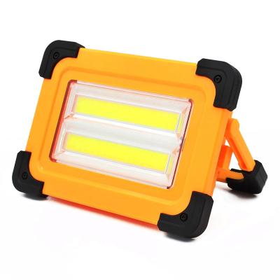 China Hot Selling ABS USB COB 30W LED Solar Rechargeable Portable Outdoor Work Light in 2020 for sale