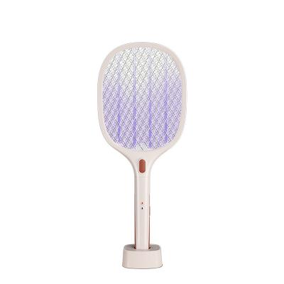 China 2020 Latest Mosquito Killer Racket Zapper Rechargeable Disposable Electric Fly Swatters for sale