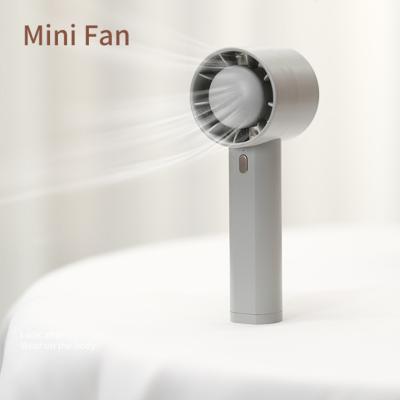 China Mini Fan 1200mAh Outdoor Battery Adjustable Summer Air Volume Rechargeable Brushless 3 Speed ​​Handheld Fan with 3 Speed ​​Wind Adjustment for sale