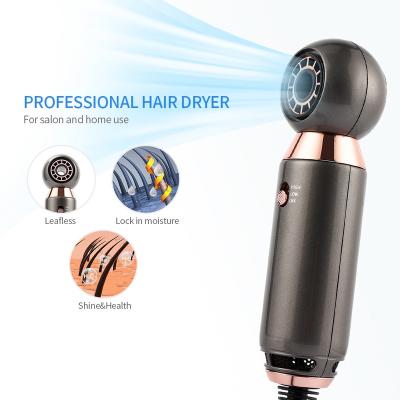 China Portable Smart Ionic Leafless Airflow Mini Bladeless Hair Blow Dryer Lightweight Hair Dryer High for sale