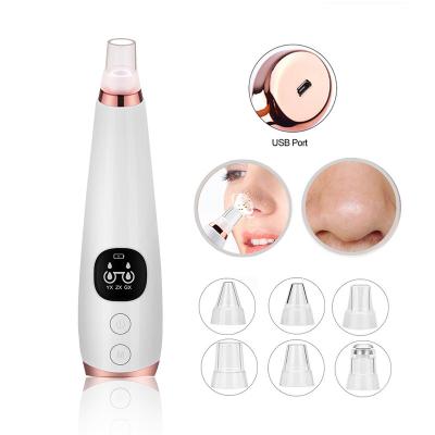 China USB Acne Removal 65KPA Black Head Home Rechargeable Vacuum Pore Vacuum Blackhead Remover for sale