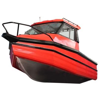 China Durable Fishing Boat Fishing Boat With Pontoon More Stable And Unsinkable Spray Craft for sale