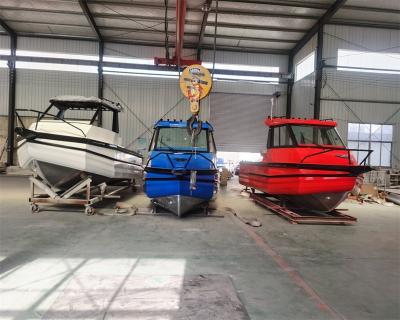 China Durable 2022 New Design 21 Ft / 6.25 m Fishing Boat / Aluminum Vessel With Pontoon for sale