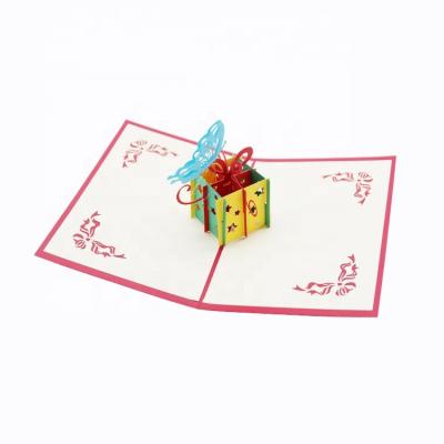 China Europe Factory Wholesale Diy Creative White Happy Birthday 3D Card Recordable Custom Greeting Card Handmade Printing for sale