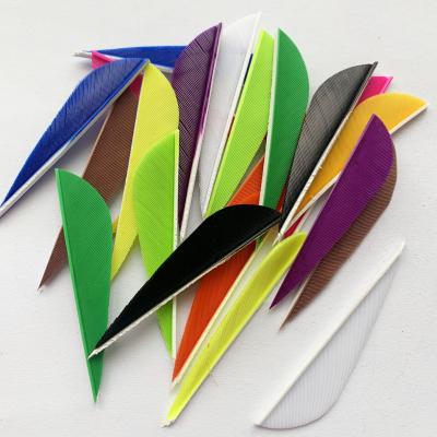 China Straight 2.5 Inch Parabolic Fletching RW Feathers Archery Arrow For Shooting Carbon Arrow Accessories OEM for sale