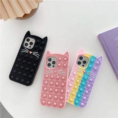 China Rainbow Style Shockproof Phone Case 12 Or Bubble Decompression Pro Phone Case 12 for sale