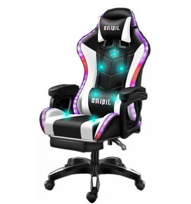 China Other Hot Sale New Design RGB LED Ergonomic Gaming Chair ODM Silla Gamer OEM PC Gaming Swivel Gaming Chair Racing Gaming Chair for sale