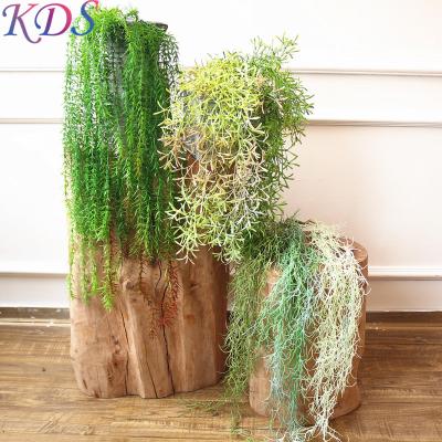 China New Minimalist Green Plastic Long Hand Feeling Wisteria Leaves Set Outdoor Wedding Leaves for sale