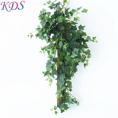 China Transitional High Quality Green Leaves For Wall Artificial Flower Long Wisteria for sale