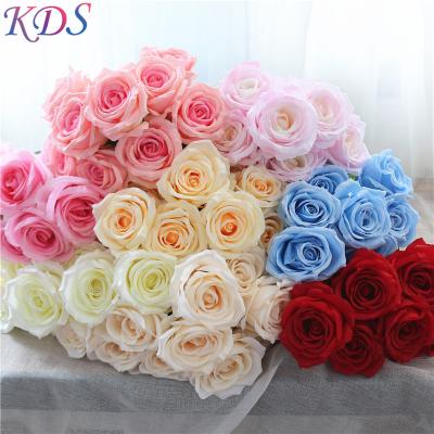 China Traditional New high quality 10 heads artificial flower wedding roses flower decoration for home for sale