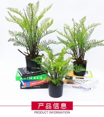 China Minimalist hotsale mini artificial plants tree for home&garden green plant pots decoration leaves persian grass for sale