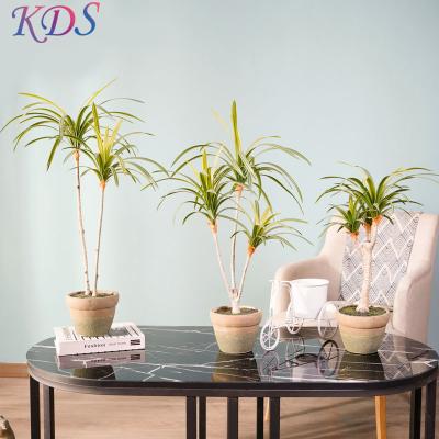 China Artificial bonsai tree plant decor garden simulation tree household decoration faux dracaena minimalist fragrans tree for sale