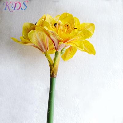 China Real nature Touch Lily Artificial flowers wedding artificial clivia flower for home flower decoration artificial garden plants china for sale