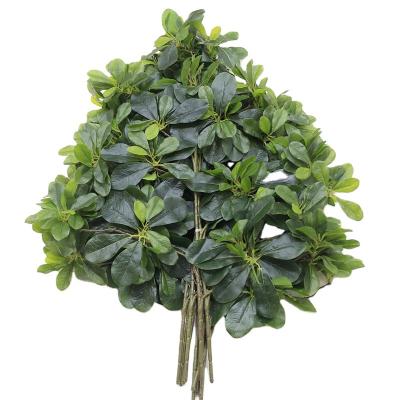 China Minimalist Artificial Realistic Maple Leaf Ficus Leaves Simulation Plastic Tree For Decoration Home Bamboo Leaves for sale