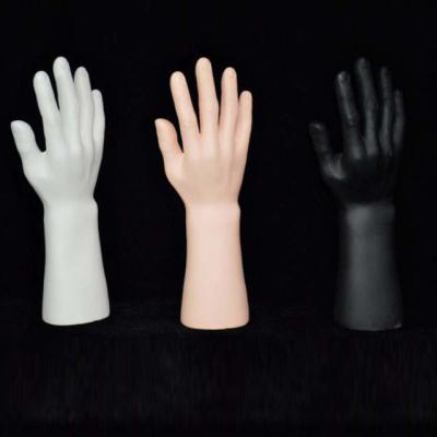 China Cheap Inflatable Male Plastic Jewelry Display Mannequin Hand For Sale for sale