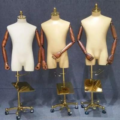 China Inflatable fabric covered male mannequin accommodates bpdy upper display torso for sale