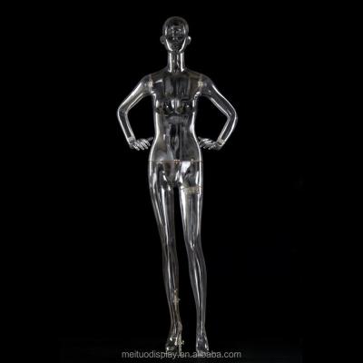 China Inflatable Polycarbonate, Clear Plastic Full Body Female Mannequin, Odorless, Harmless for sale