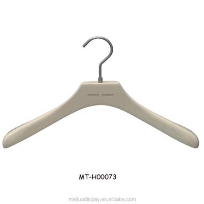 China DISPLAY High Quality Wooden Shorts Clothes Coat Hangers Wooden Shop Clothes Suit Pants Hanger for sale