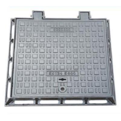 China Ductile iron ggg500-7 customized square manhole cover for roadways and municipal construction for sale