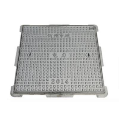 China ggg500-7 EN124B125 Ductile Iron Sand Casting Malleable Square Manhole Cover for sale