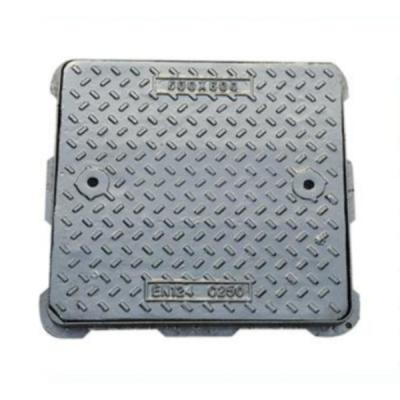 China Ductile cast iron ggg500-7 cast iron square heavy duty cast iron cover manhole for sale