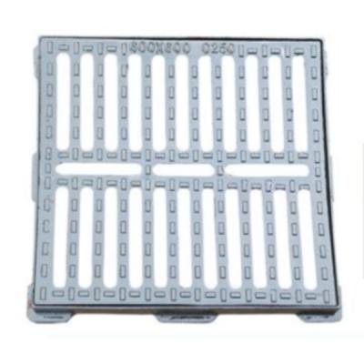 China Malleable cast iron ggg500-7 EN124 square sewer manhole cover and floor drain grate for sale