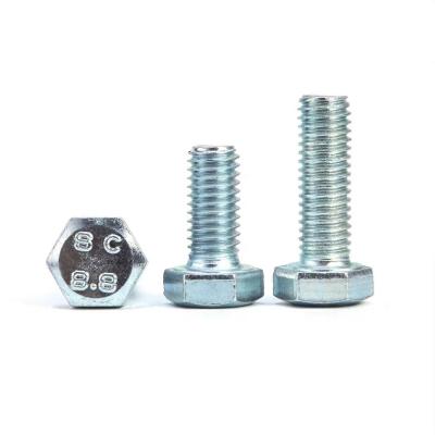 China DIN933/931 Steel Bolts And Nuts High Quality Hardware Fastenerm 6x12 Bolts for sale