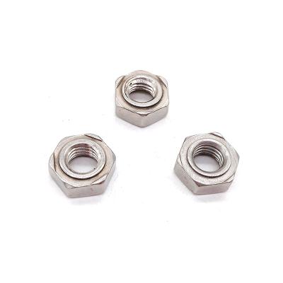 China Heavy Industry Chinese Manufacturer Stainless Steel M4-M20 High Strength Spraying Hex Spot Welding Nut for sale