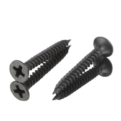 China Pan Carbon Steel Head Black Drywall Screws Self Drilling Screws for sale