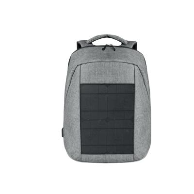 China OUTDOOR popular waterproof 15.6 inch computer bag school kids backpack business laptop backpack with solar panel for sale